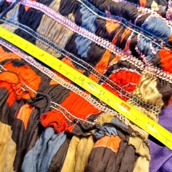 COLORFUL Printed Tube Top Summer Dress - Picture 10 of 11